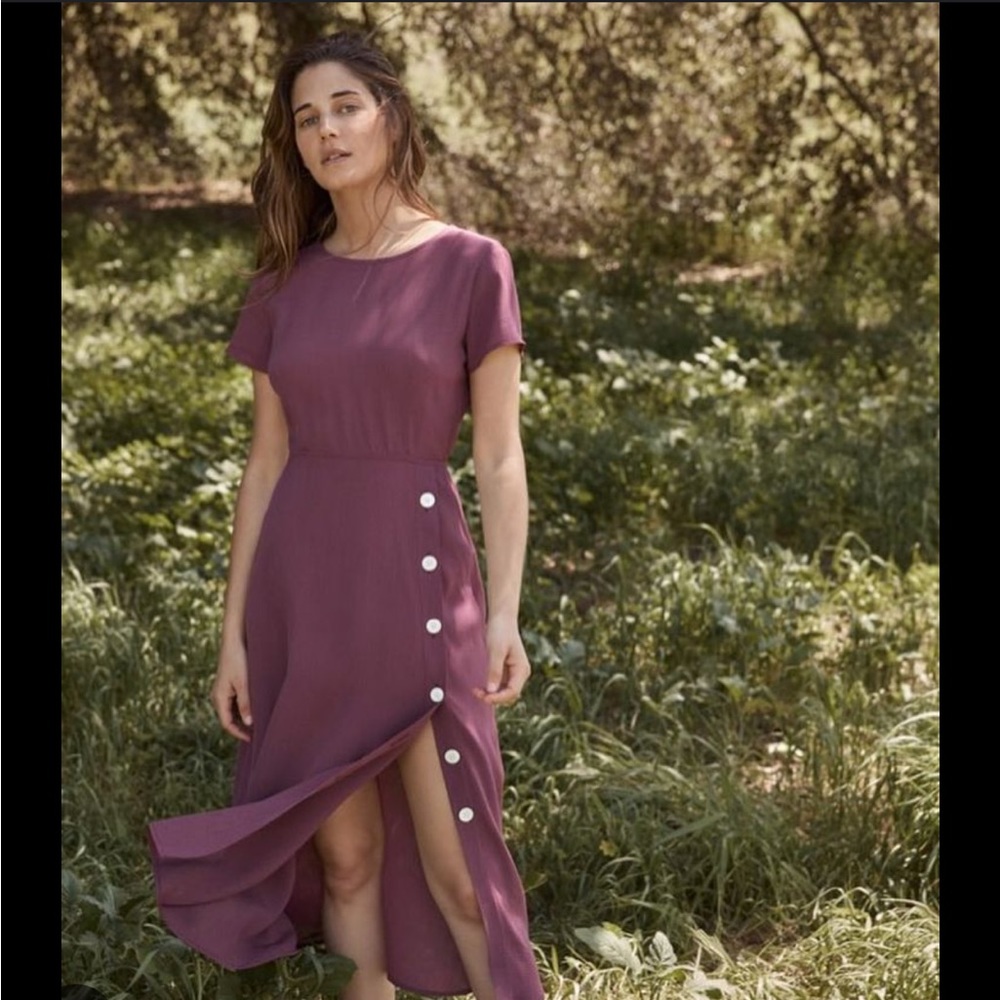 Christy Dawn Sienna Dress in gooseberry gingham - M